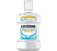 LISTERINE Collutorio Advanced White, Colluttorio 0% alcol al gusto delicato di Menta, Collutorio senza alcool per denti bianchi e un'igiene orale completa, 1L