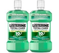 LISTERINE Collutorio Difesa Denti e Gengive, Al gusto delicato di Menta Fresca, Collutorio gengive infiammate 0% alcol per denti forti, Con Fluoruro, Igiene orale per Gengive sane,Senza alcol, 500 ml