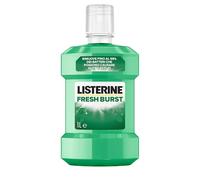LISTERINE Collutorio Fresh Burst, Collutorio LISTERINE a uso quotidiano per un'igiene orale completa, Rimuove fino al 99% dei batteri che possono causare alito cattivo e combatte la placca, 1 L