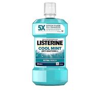 Listerine Collutorio intensivo Cool Mint 500 ml | Collutorio con oli essenziali, complemento ottimale per la cura orale quotidiana, gusto con menta intensa