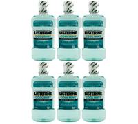 Listerine Cool Menta Lieve 6 X 500ml Tutti i Giorni Sciacquare Bocca -