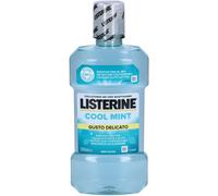 LISTERINE Cool Mint, Collutorio 0% alcol al gusto Menta a base di Oli Essenziali Antibatterici di Menta, Timo, Betulla, Collutorio Listerine senza alcool per un'igiene orale completa, 500 ml