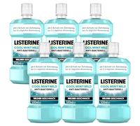 Listerine Cool Mint Mild - Canutorio antibatterico senza alcool, 6 pezzi x 6