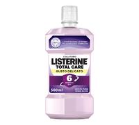 LISTERINE Total Care Collutorio al Gusto Delicato di Menta senza alcool con 6 benefici in 1, 500ml