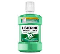 LISTERINE Total Care Denti e Gengive, Collutorio al gusto di Menta Fresca, Collutorio al Fluoro con 10 benefici in 1 per una protezione completa e gengive più sane in due settimane, 1 L