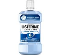 LISTERINE Total Care Tartar Protect, Collutorio al gusto di Menta Artica, Collutorio al Fluoro con 10 benefici in 1 per una pulizia denti tartaro accurata e una protezione completa, 500 ml