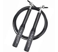 LISTHEN Corda per Saltare Professionale, Jump Rope Pesante per Crossfit Boxe Kickboxing Mma, Regolabile per ogni Altezza, Corda per Allenamenti Alta Velocità, Riscaldamento e Training, Lunghezza 3mt