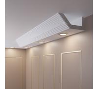 Listini di Stucco LED Luci Faretti, Profilo per Luci da Incasso - 20 Metri OL-32