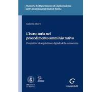 L'istruttoria nel procedimento amministrativo