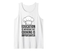 L'istruzione è Importante, ma Cucinare è Importante Canotta
