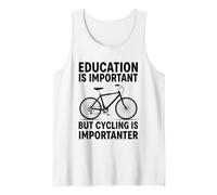L'istruzione è Importante, ma Il Ciclismo è Importante Canotta