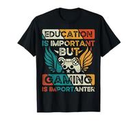 L'istruzione è Importante, ma Il Gioco è importantissimo Giocatore Divertente Maglietta