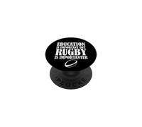 L'istruzione è importante ma il rugby è più importante PopSockets PopGrip Adesivo