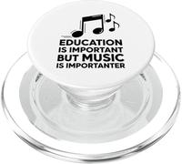 L'istruzione è importante, ma la musica è importante PopSockets PopGrip per MagSafe
