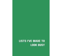 Lists I've Made To Look Busy: Say goodbye to boring notebooks!