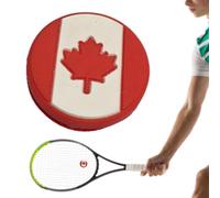 lisutupode Ammortizzatore per racchetta da tennis | Tema bandiera nazionale | Smorzatore per racchetta da tennis, smorzatori di vibrazioni per racchette americane/Regno Unito/Canada