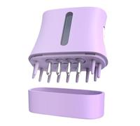 lisutupode Applicatore per cuoio capelluto, applicatore per olio per capelli, 2 in 1, pettine radicale, applicatore per cuoio capelluto, pettine, massaggiatore per capelli per il viaggio a casa