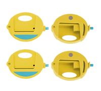 lisutupode Clip per sacchetti di patatine fritte, set di 4 clip magnetiche per sacchetti di snack, clip da cucina per casa, mensa, frigorifero, pacchetti di conservazione degli alimenti