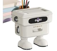 lisutupode Contenitore Per Router,Supporto Robot Per Scrivania | Nascondino Box WiFi - per Soggiorno Camera da Letto Casa Studio Supporto TV Posto di Lavoro Centro Intrattenimento Console Multimediale