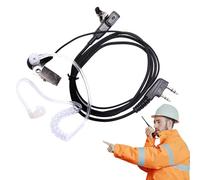 lisutupode Cuffie Walkie Talkie, Cuffie Walkie Talkie con Microfono, Cuffie con microfono - Tubo acustico nascosto, Cuffie radio a 2 vie, walkie