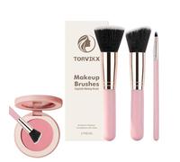 lisutupode I Pennelli per Trucco - Strumenti di Bellezza a Setole Morbide da 3 Pezzi,Pennelli Soffici Cosmetici per Fondotinta - Per Donne Ragazze Principianti Utilizzo Quotidiano E Viaggio Blush