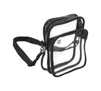 lisutupode Piccola pochette trasparente Tote Bag trasparente a tracolla | Pochette da concerto per viaggi, palestra, spiaggia, scuola, concerti, festival, sport, vacanze e viaggi quotidiani