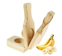 lisutupode Pressa Per Piantaggine In Legno | Pressa In Legno Per Piantaggine Fritte | Strumento Per Purea Di Banana - Per Cottura Alla Grill Preparazione Del Cibo Uso Domestico Campeggio Festa Buffet