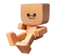 lisutupode Statuette da cruscotto, auto che tremano i piedi in legno, statuetta divertente per compleanno, viaggio, camion, berline, camera da letto, ufficio, veicoli, scooter, casa e uomini