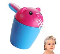 lisutupode Tazza per risciacquo per bambini, con manico ergonomico, per shampoo e risciacquo, con manico ergonomico, per bagnetto e bagnetto, per bambini e bambine