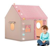 lisutupode Tenda da campeggio per bambini 120×105×128cm Tenda da gioco per bambini grande spazio interno per bambini casa giochi al coperto casa piccola castello