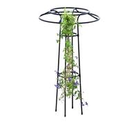 lisutupode Traliccio Da Esterno - Struttura di Sostegno per Fiori Rampicanti | Supporto Regolabile a Ombrello per Piante da Esterno con Applicazioni in Cortile, Serra, Fiori, Patio e Orto