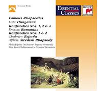 New York Philharmonic Liszt / Enescu / Chabrier / Alfven: Famous Rhapsodies (CD)