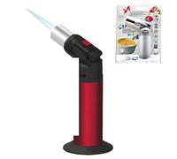 LIT, Cannello da Cucina, Cannello a Gas, Bruciatori da Cucina con Blocco di Sicurezza, Fiamma Regolabile, Ricaricabile (Butano Non Incluso)