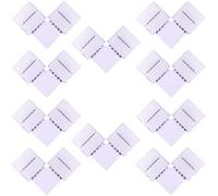 LitaElek 10pcs Connettore L per Striscia LED RGBW Larga 10mm Connettore Angolare Strisce LED RGBW 5050 Adattatore 5 Pin Connettore d'angolo Nastro LED 5 Poli Splitter Connettore Rapido Banda LED