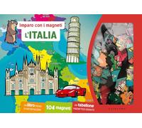 L'ITALIA. IMPARO CON I MAGNETI. CON 104 MAGNETI. CON TABELLONE MAGNETICO -