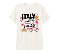 L'Italia Sta chiamando e Devo Andare Viaggio Viaggio Vacanza Outfit Maglietta Premium