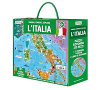 L'Italia. Viaggia, conosci, esplora. Ediz. a colori. Con 22 formine. Con puzzle rotondo. Con Poster