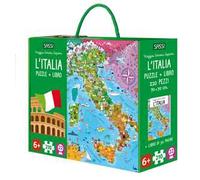 L'Italia. Viaggia, conosci, esplora. Ediz. a colori. Con 22 formine da costruire. Con puzzle di 210 pezzi