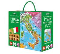 L'Italia. Viaggia, conosci, esplora. Ediz. a colori. Con 22 formine da costruire. Con puzzle di 210 pezzi