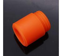 LITAO-EC, 10 Pezzi Silicone 810 Drip Tip Vape Bocchino per Sigaretta Elettronica 810 Atomizzatore Fit TFV8 Big Baby TFV12 Principe Tank ECC, Niente Tabacco o nicotina (Colore : Orange)