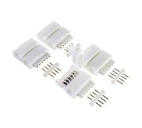 Litcessory Connettore da 4-Pin a Tagliare-Fine per Philips Hue Gradient Striscia di Luce (4 Pezzi, Bianco)