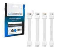Litcessory Connettore di prolunga da 6 pin a estremità tagliata, per Philips Hue Gradient