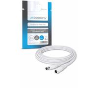 Litcessory Potenza a Controller Cavo di Prolunga per Philips Hue Lightstrip Plus/Gradient/Solo/OmniGLow Striscia di Luce (3m, 1 Pezzo, Bianco)