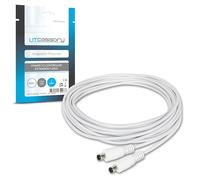 Litcessory Potenza a Controllore Cavo di Prolunga per Philips Hue Lightstrip Plus/Gradient, NON per Solo e Omniglow Striscia di Luce (7.5 m, 1 Pezzo, Bianco)