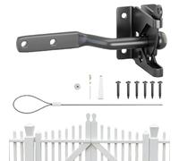 Litch del cancello-Litch del cancello in acciaio per la sicurezza all'aperto, fermo di gate pesante, chiusura di cancelli della fattoria auto-bloccante, hardware per porte resistenti alle meteoro