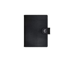 Lite Wallet Ledlenser Portafoglio, Classic Black, protezione RFID integrata, luce LED ricaricabile, 150 lumen, portacarte, USB-C, borsellino, custodia portacarte, cuoio