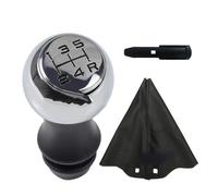 Litemai Copri Pomello Cambio per C2 per C3 per C4 Pomello del Cambio in Pelle per Auto Vts Sport 5 6 velocità Testa della Leva del Cambio Manuale Pomello Cambio Completo(Black 5Speed-Set)