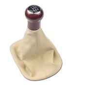 Litemai Copri Pomello Cambio Pomello del Cambio in Pelle per Passat B5 B5.5 1997 1998 1999 2000 2001 2002 2003 2004 2005 5 6 Marce Pomello Cambio Completo(Beige 5 Speed)