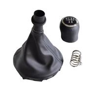 Litemai Copri Pomello Cambio Pomello del Cambio Manuale per Transporter T5 T5.1 per GP T6 con Cuffia 5-6 Marce ABS Accessori Pomello Cambio Completo(5 Speed-Black)