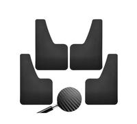 Litemai Parafanghino per F&iat per Ducato Furgone E Camper 1990-on Paraspruzzi per Auto Parafanghi Paraspruzzi in Fibra di Carbonio Anteriore Posteriore Parafango(4Pcs Black)
